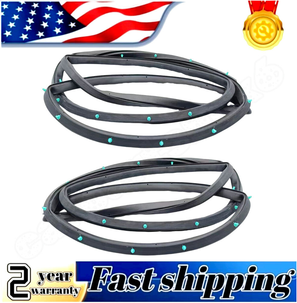 4-pack of 4-door opening Weatherstrip sealing rubber for Honda Accord cars 1998-2002