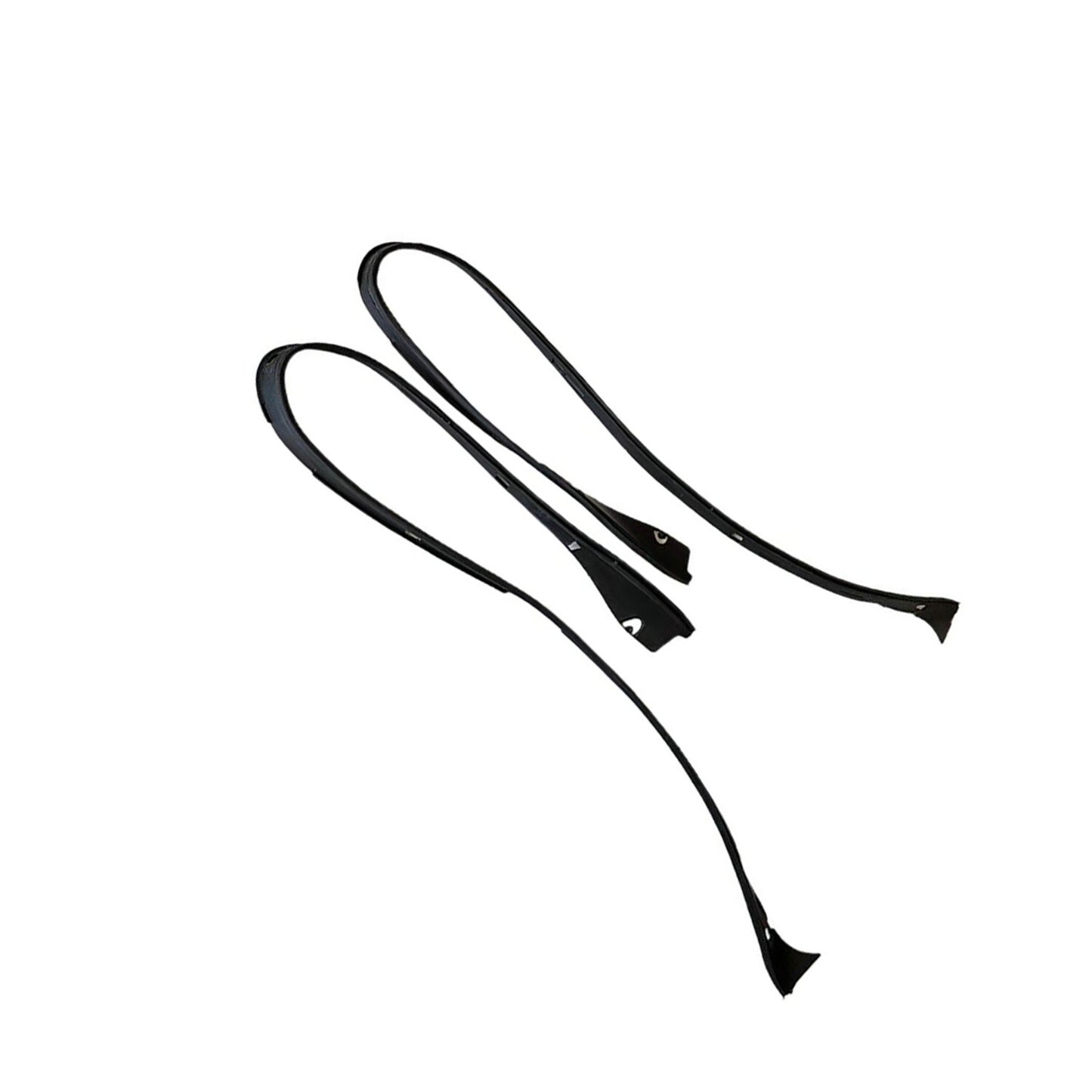 2X for Porsche for Cayenne 2011-2014 Rubber Sealing Trim Headlamp Decorative Strip