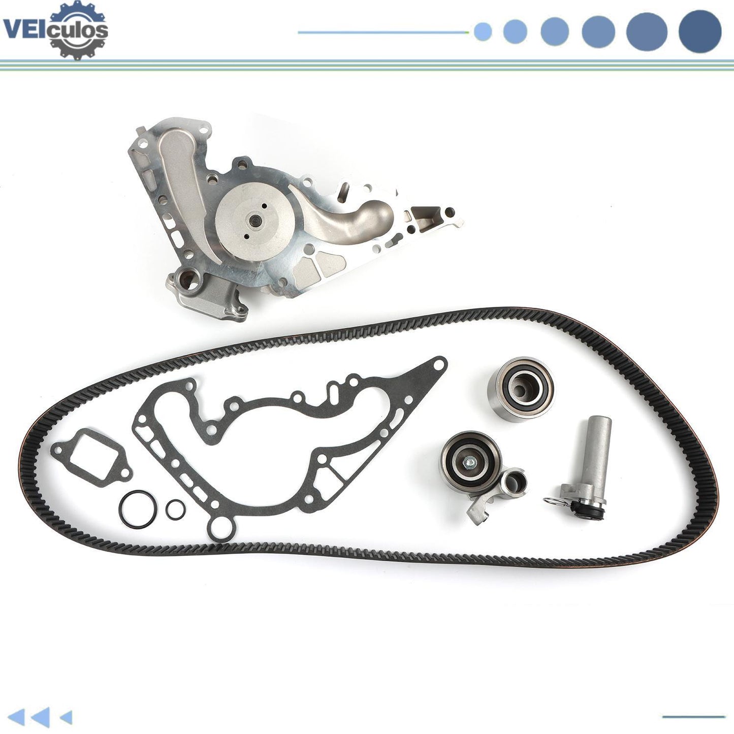 Timing Belt Water Pump Set For 2000-2007 for Toyota Sequoia Tundra 4.7L TKT021