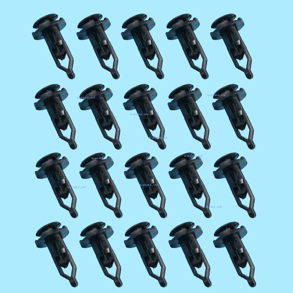 20x Rear Bumper Retainer Push Clips 52161-16010 Fit for TOYOTA for LEXUS for SCION Black