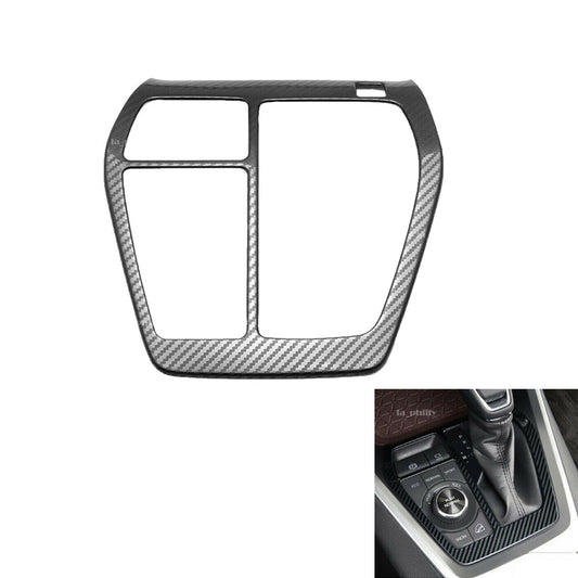 Carbon Fiber Inner Gear Shift Box Panel Cover Trim LHD for Toyota RAV4 2019-2020