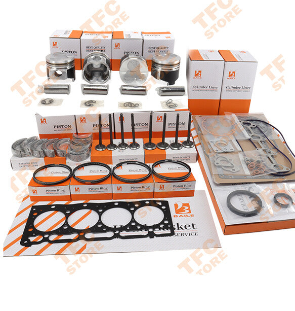 Overhaul Rebuild Kit V1505 V1505D V1505T Full Gasket Piston Ring for Kubota