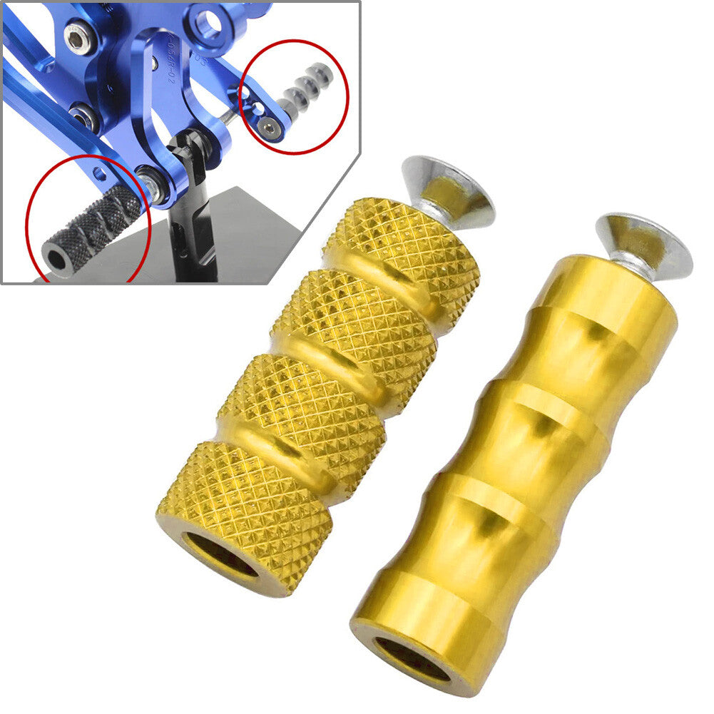 M6 6mm Motorcycle Foot Peg Gear Shift Brake Lever Toe Peg Pedal