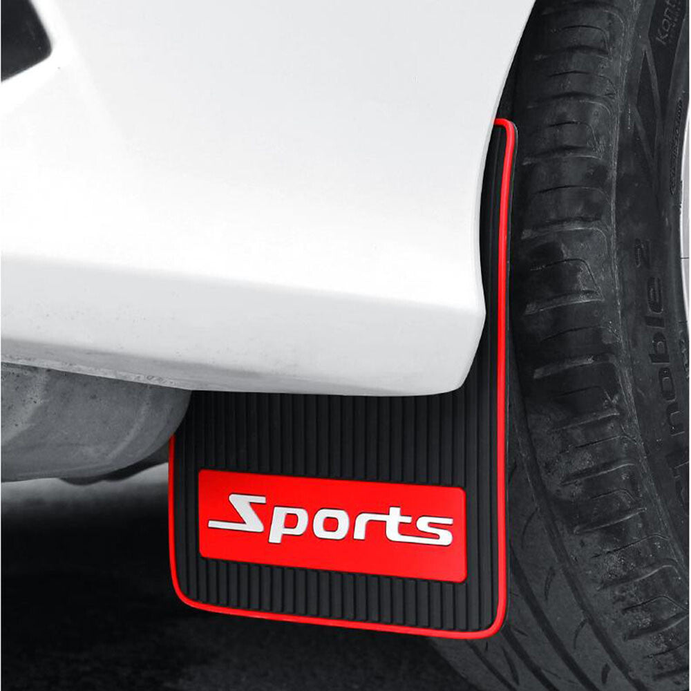 2x Car Mud Flaps Fender Splash Guards PVC Mudguard Fender Flares with Hardwar