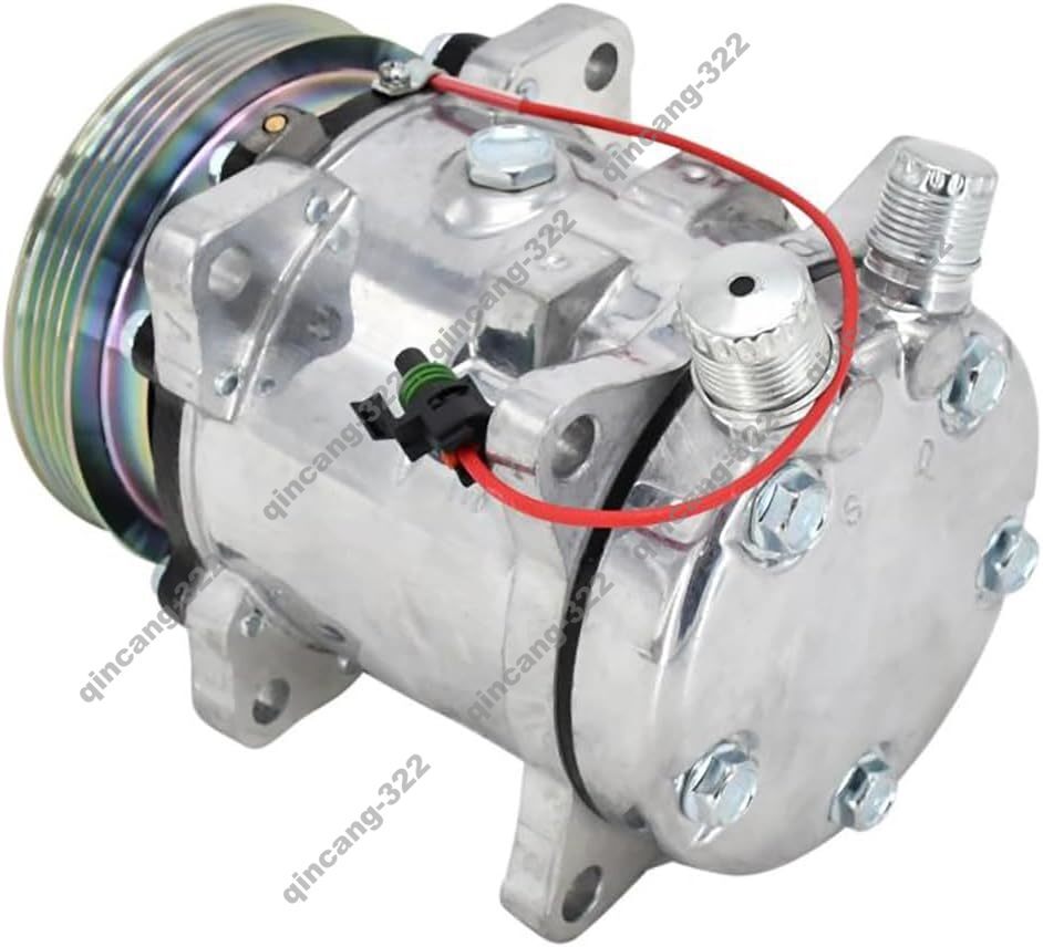 A/C Compressor 84322107 for Holland CASE IH Skid Steer Loader 420 430 445 465 Q