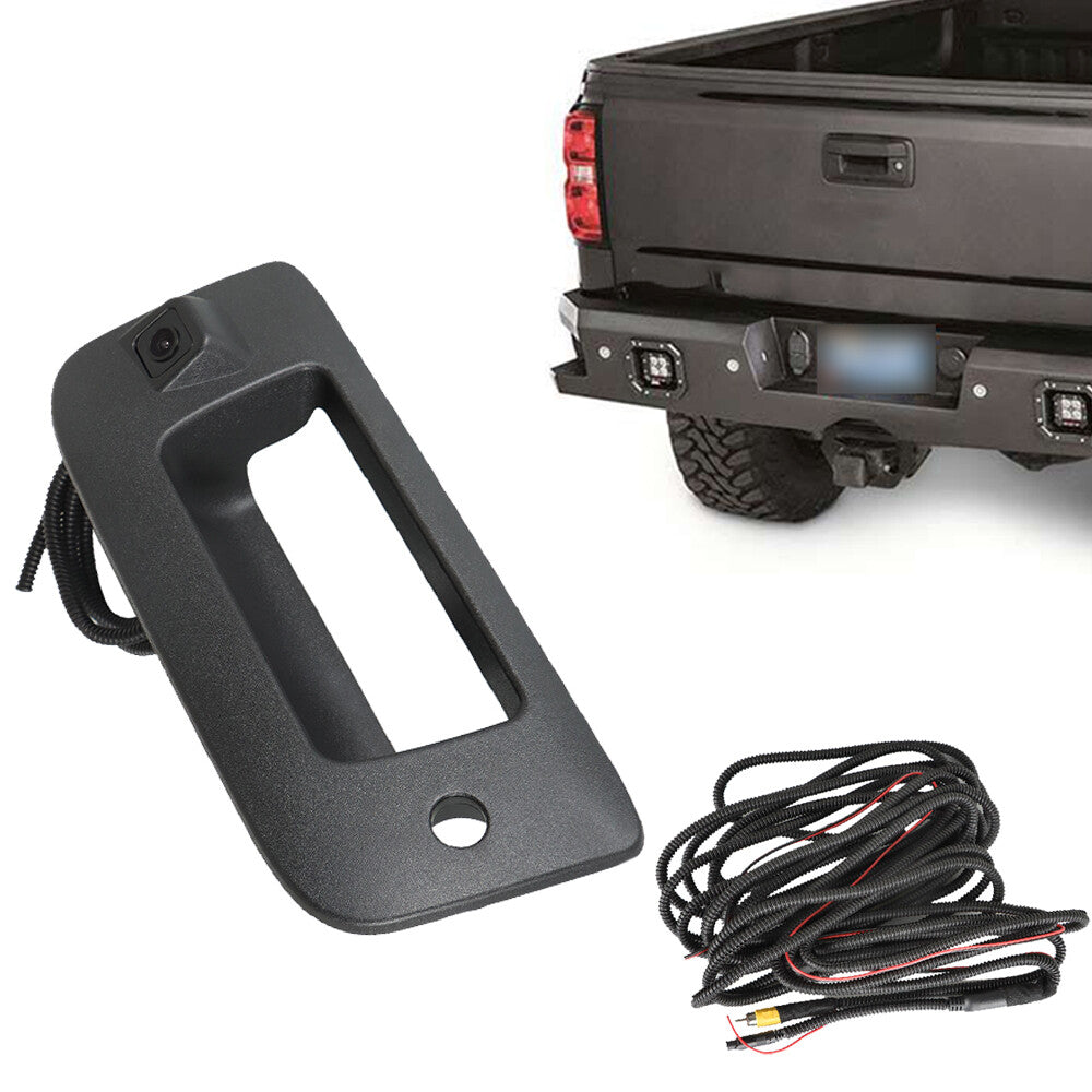 Rear tailgate handle frame backup camera for 09-13 Silverado for GMC for Sierra - n
