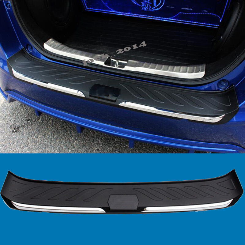for Honda Fit Jazz 2014 2015-2017 ABS BLACK Car Rear Bumper Protector Guard Sill