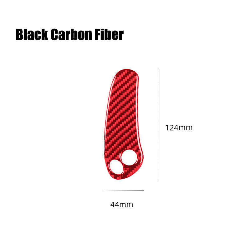 Red carbon fiber car side speedometer button trim for Corvette C5 1998 - 2004 - n