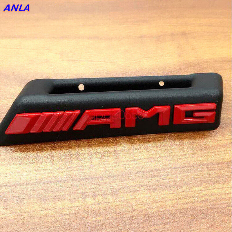 AMG badge black front bumper barbecue badge for Mercedes-Benz C63 W205 W212