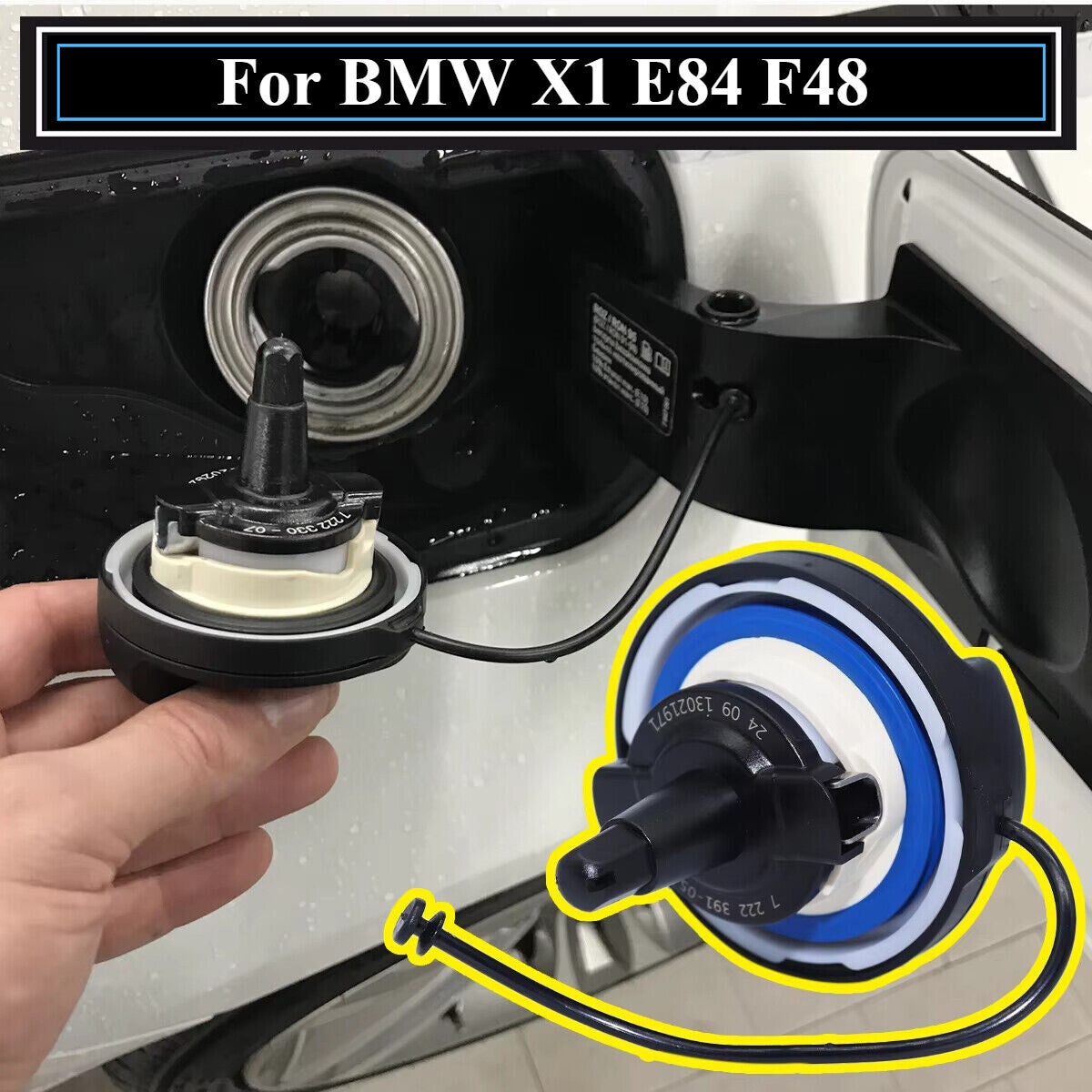 NEW Fuel Gas Tank Filler Cap Cover for BMW X1 E84 F48 2016 16116756772 2009-2019