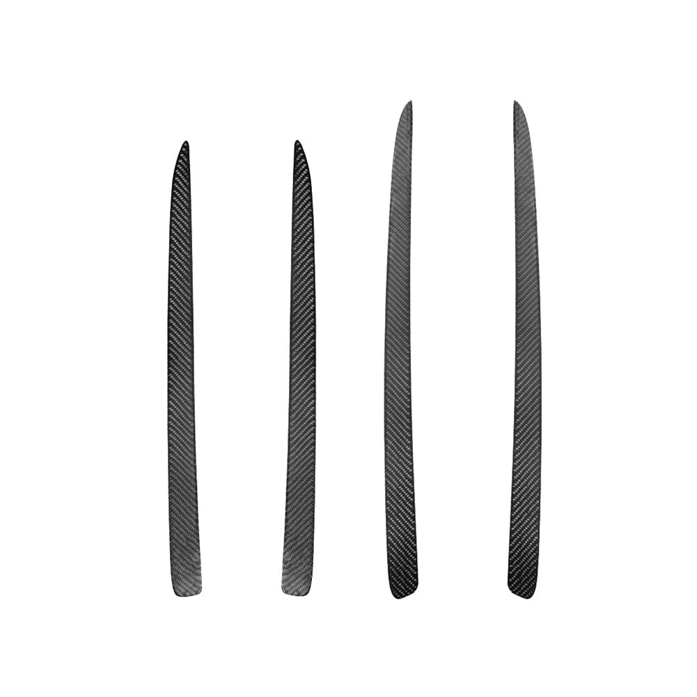 2Pcs Carbon Fiber Side Car Roof Trim Strips For Supra GR A90 2020-2022 v