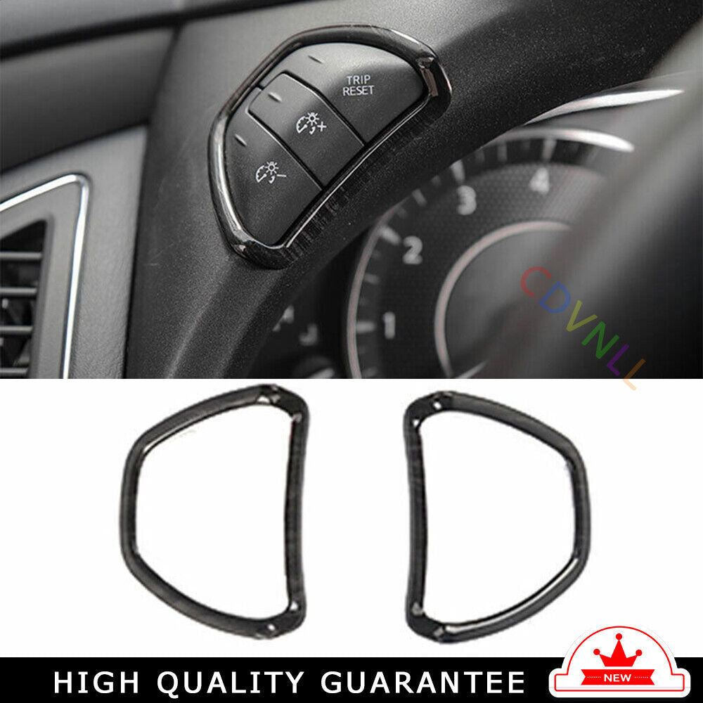 Speedometer lights Adjust Frame for Nissan Armada Y62 2017-2020 Black Wood Grain
