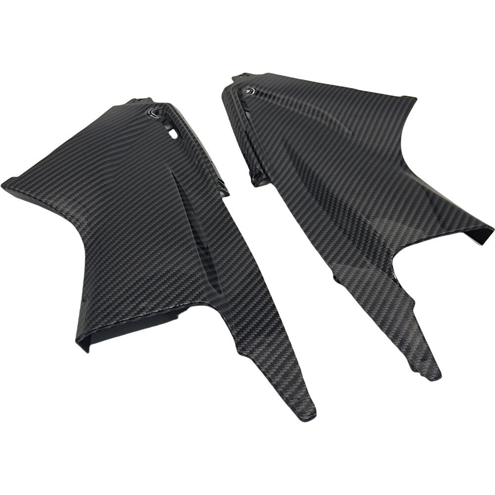 2PCS Carbon Fiber Air Fairing Dust Tube Cover Cowl for YAMAHA Yzf R6 YzfR6 03-05