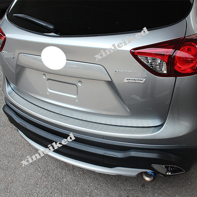 Rear Door Plate for Mazda CX-5 2012-2016 stainless Bumper Cover Scuff Sill Trim