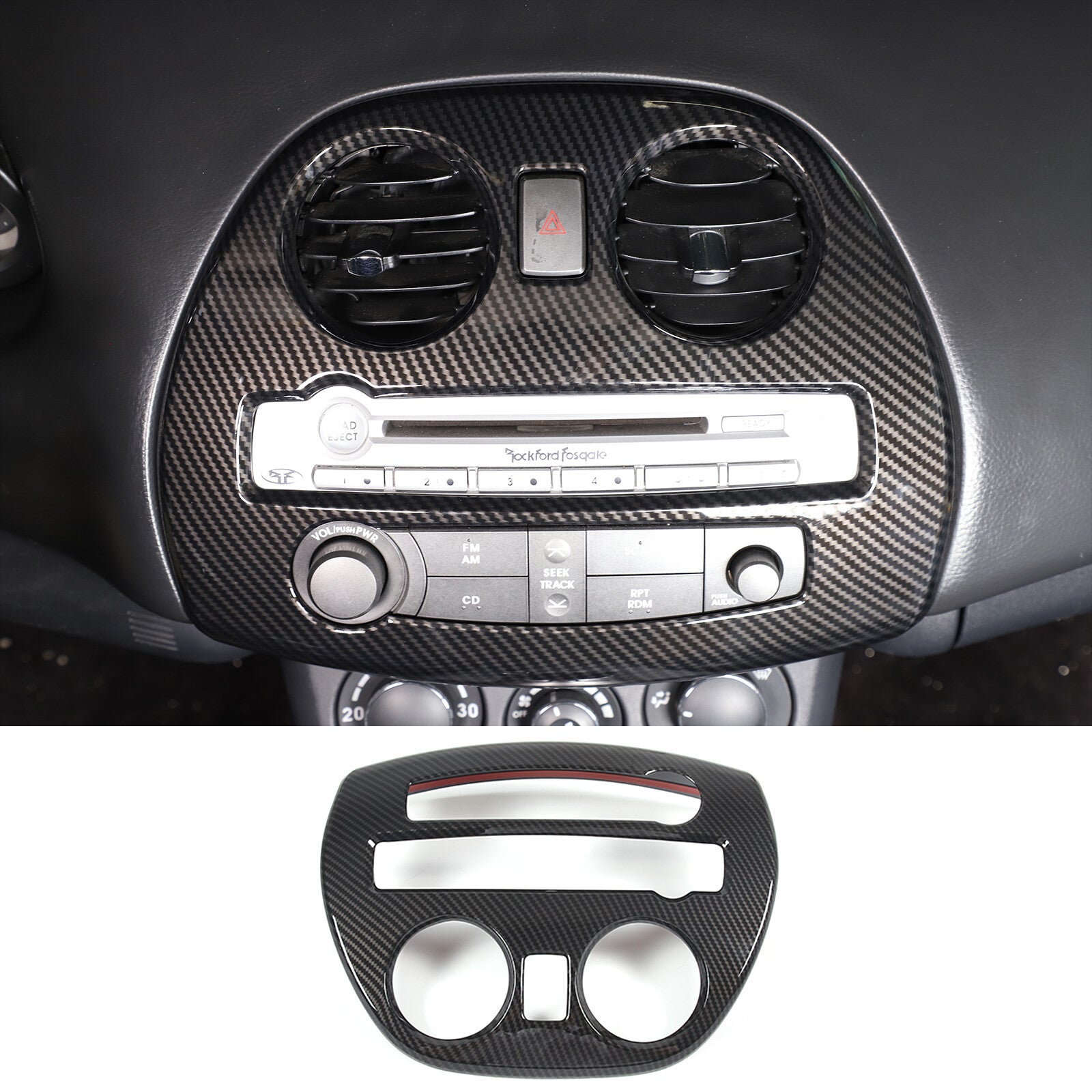 2-Pack ABS Gloss Black Mirror Covers for Corvette C8 2020-2024- v