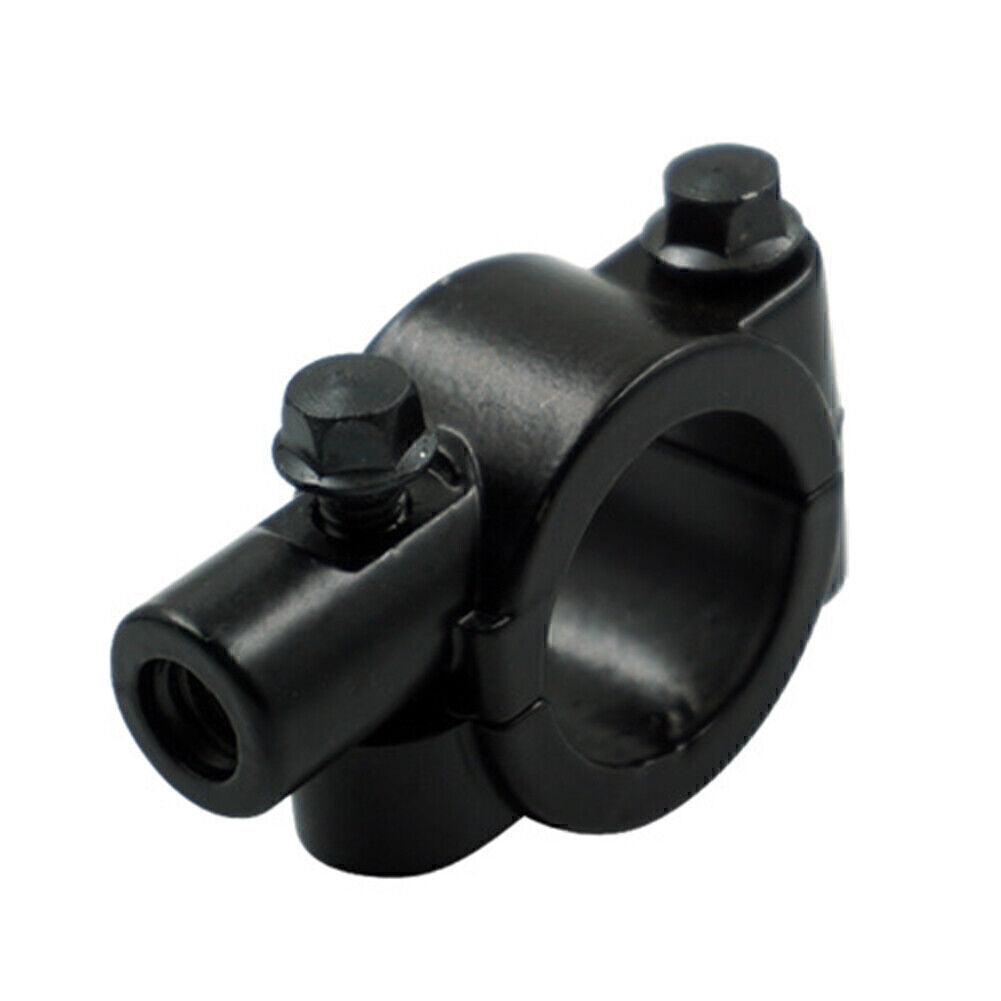 25MM M8 Rearview Handlebar Mirror Mount Holders Adapter Clamp Motor black Q