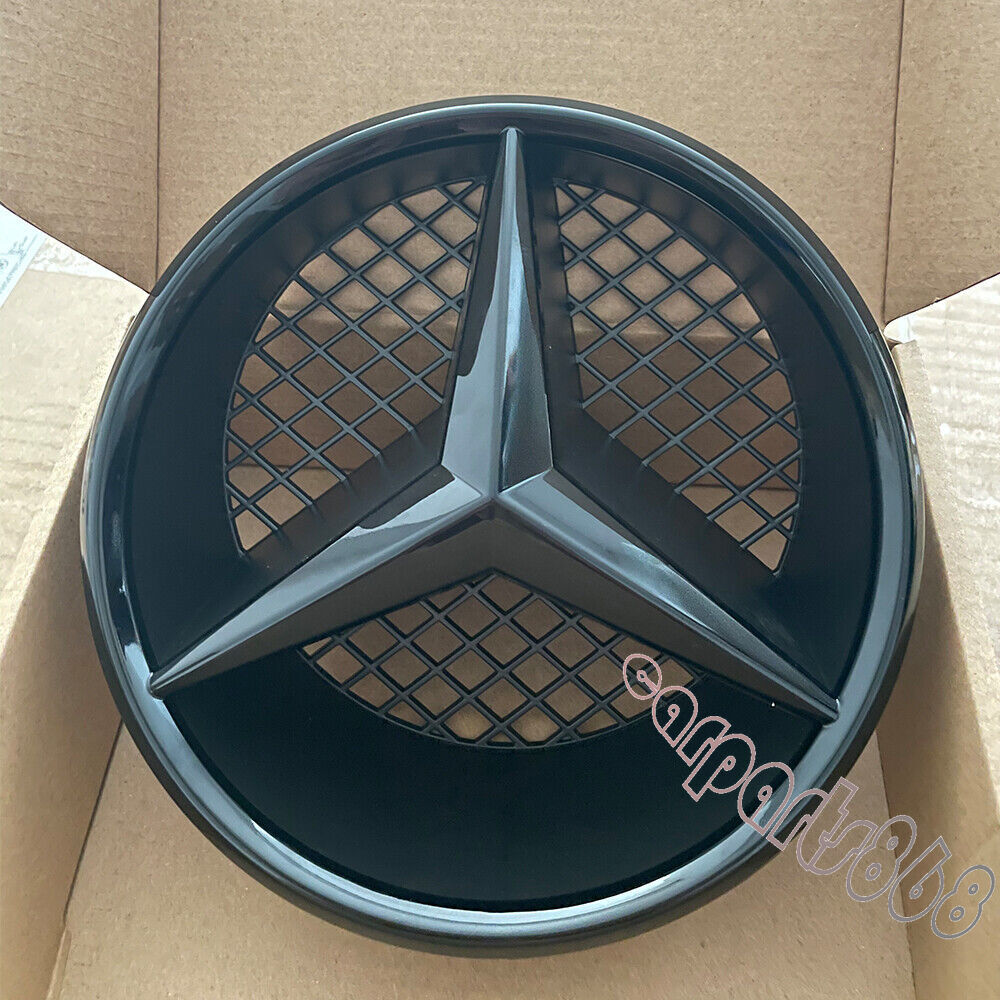 for Mercedes Benz Front Grille BLACK GLOSS Star Emblem W204 W245 PN/A2078880260# Q