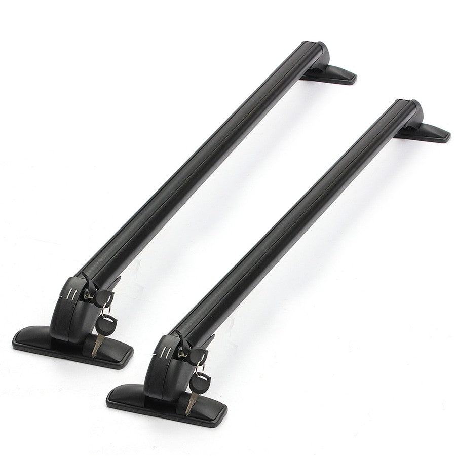 45 Universal Roof Rack Overhead Side Rails Bars Luggage Carrier Aluminium Alloy Q