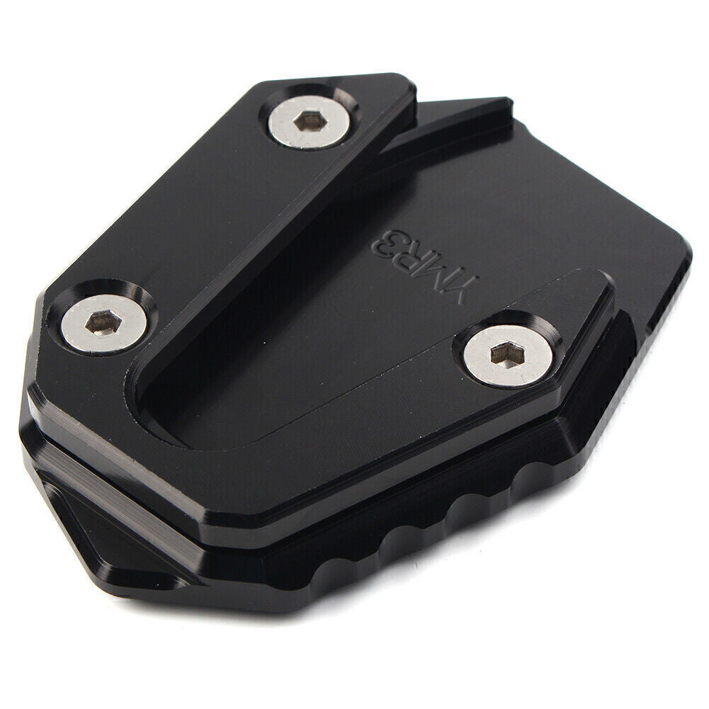 Motorcycle Side Stand Kickstand Plate Pad Fit for YAMAHA MT-03 2014-2021 Black Q