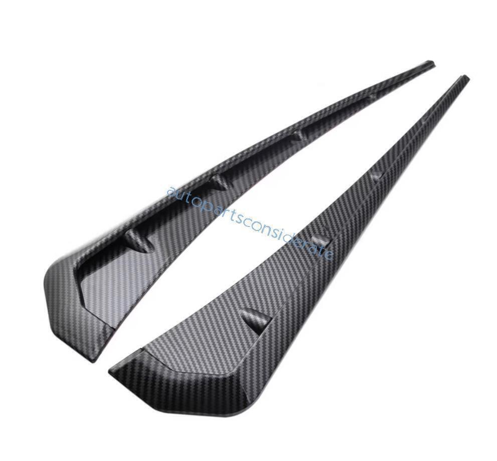 for Toyota for Corolla 20-2024 ABS Carbon Fiber Air Wing Vent Side Fender Cover Trim