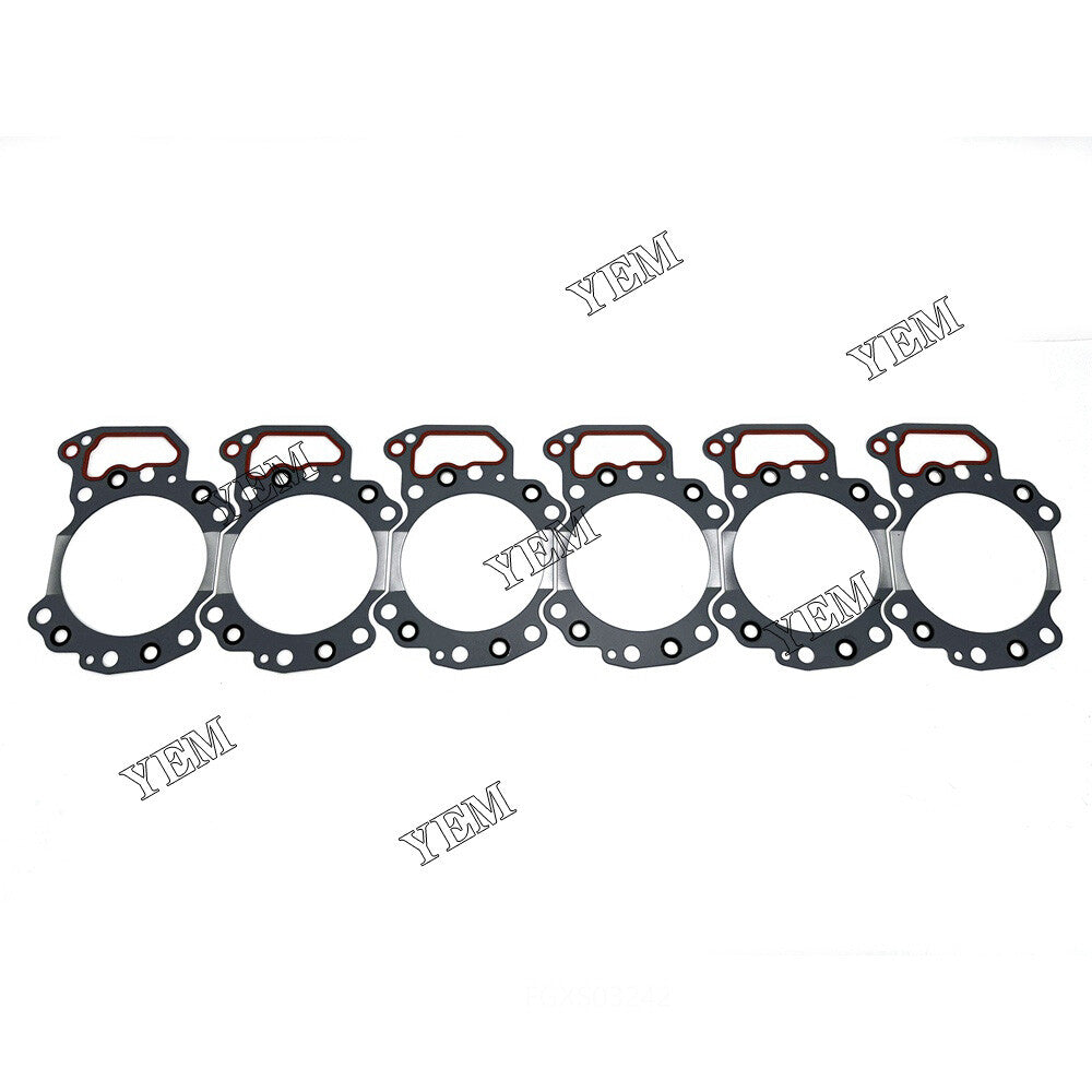 6D125 Head Gasket 6150-17-1813 Fit For Komatsu Engine For Komatsu Head Gasket