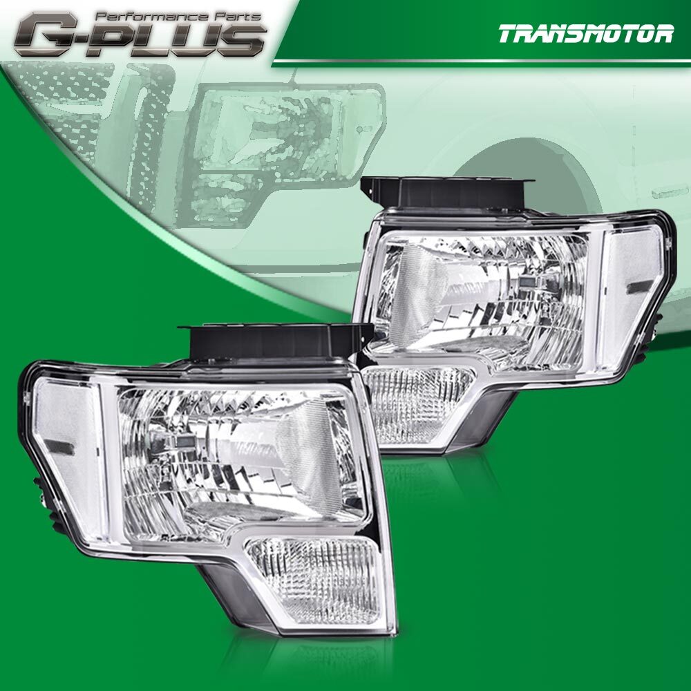 Fits 2009 - 2014 for F150 Dual Headlight Replacement - v
