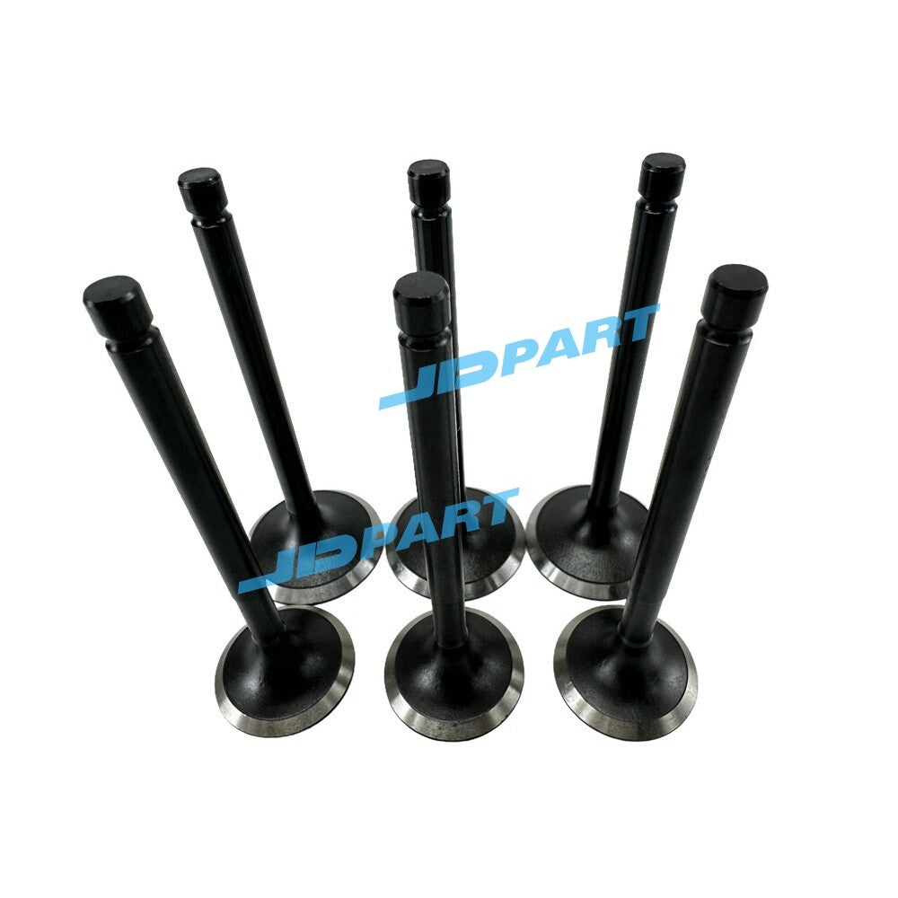 6 PCS E3CD Intake and Exhaust Valve For Iseki Engine Parts