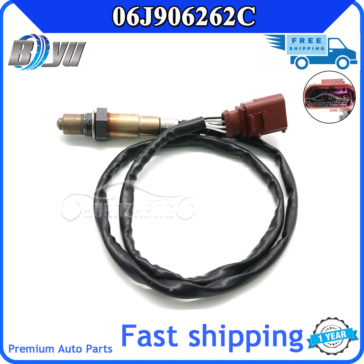 Suitable for Jetta 2.5L 2005-2014 downstream O2 oxygen sensor 06J906262C. v