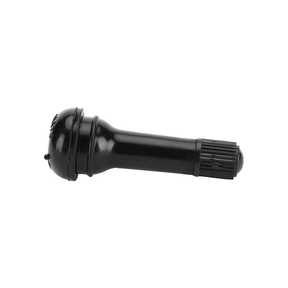 100Pcs for Universal Snap-In Tubeless Tire Wheel Valve Stems Medium Rubber Kit Q