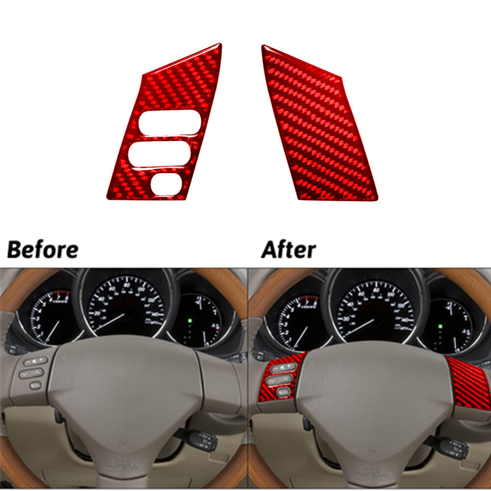 Carbon Fiber Air Conditioner Frame Panel Cover Trim for Audi A4 S4 2005-2006 v