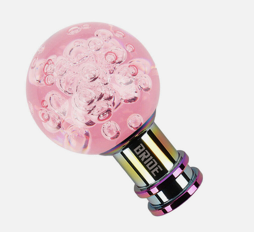 Car manual shift lever, bride crystal pink ball for Honda for Acura