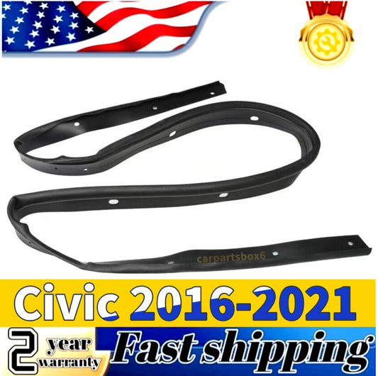 One rubber gasket, 74146-TEA-T00, suitable for Honda for Civic 2016-2021.