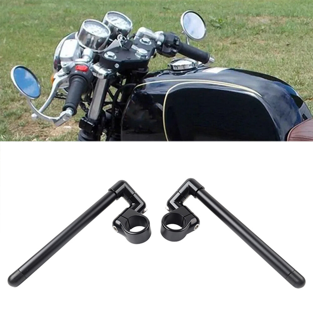 Cafe Racer Bars 7/8 Motorcycle Universal Clip-On Handlebar Fork Tube 41MM
