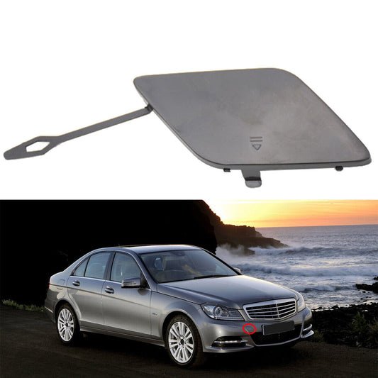 Front Bumper Tow Towing eye Hook Cover Cap Fit for Benz C-Class W204 2011-2014 Q