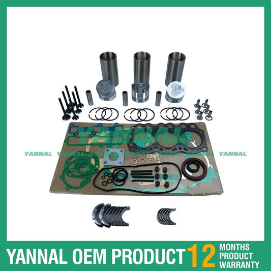 new for Mitsubishi L3E Overhaul Kit with Valve Bearing Gasket STD (PIN-21MM)