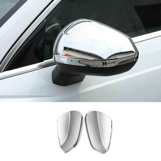 Fit for Audi Q3 2019-24 ABS Chrome Exterior Door Rear View Mirror Cover Trim 2P