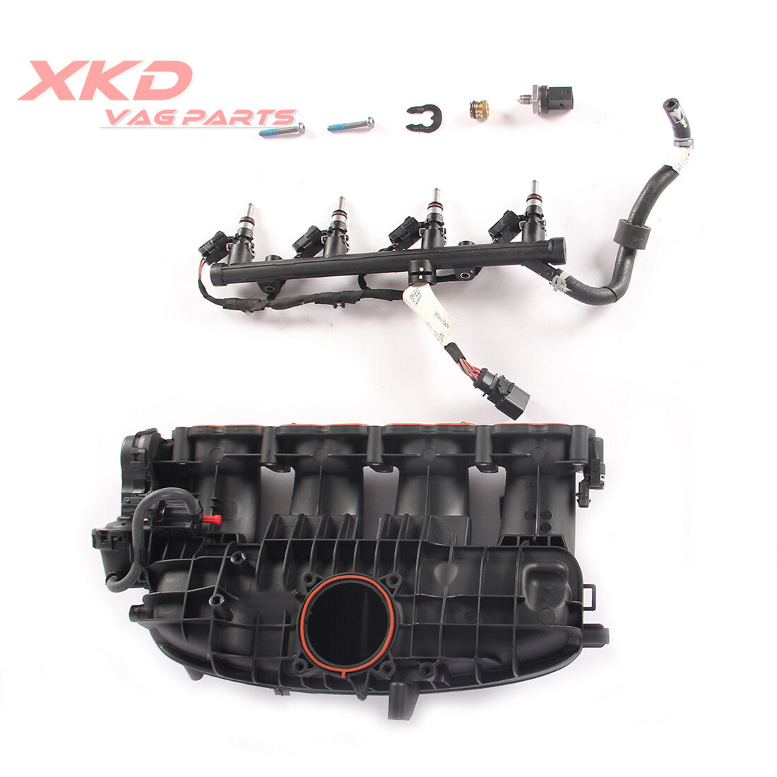Intake manifold and fuel injection rail kit suitable for Volkswagen Atlas for Tiguan , for Audi Q3, Q5, Q7