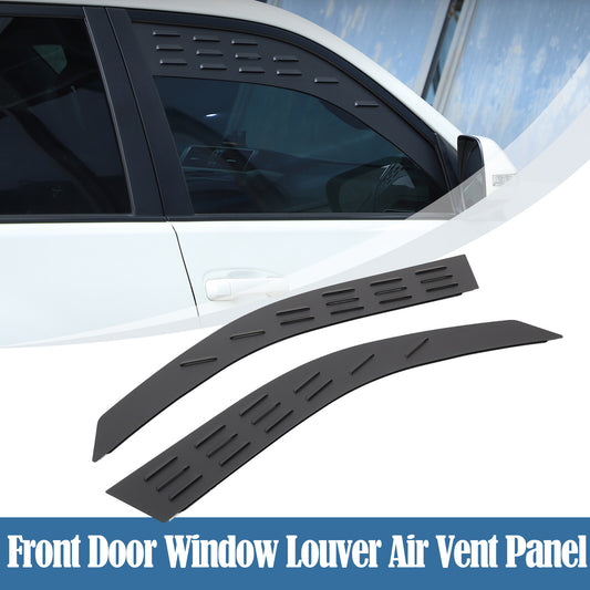 Front door and window louver ventilation panels suitable for Lexus GX460 2010-2023 Aluminum