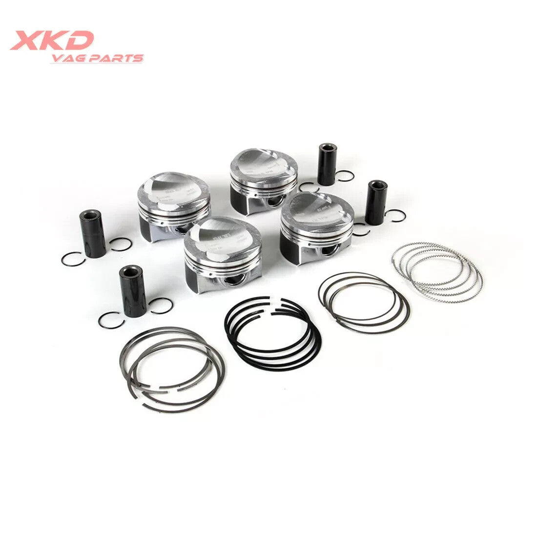 1.8T 23MM Piston Assembly W/ Upgrade Rings Fit for VW for Golf for Jetta for Audi A3