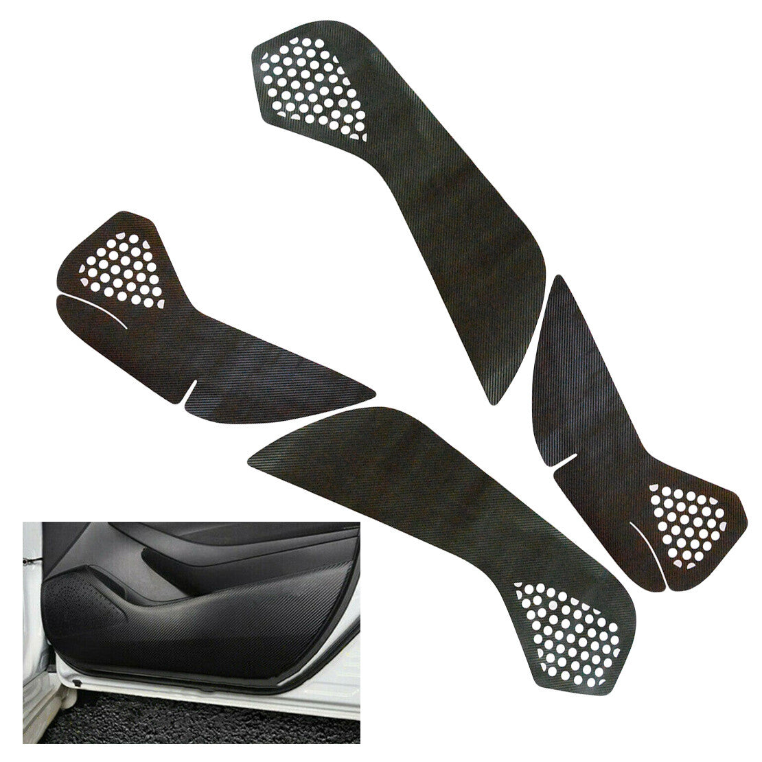 Door Anti Kick Pad Cover Trim Sticker fit for Toyota for Corolla Hatchback 19-21 New