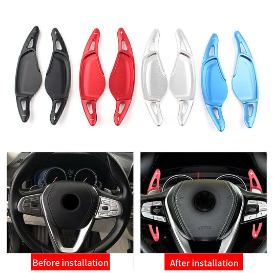 Steering Wheel Paddle Shifter Extension Fit for BMW 5 7 Series X3 X4 X5 Aluminum