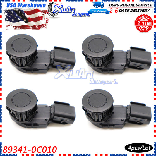 4-pack of bumper parking sensors 89341-42060 suitable for Rav4 Tacoma Tundra 2017-2018 v