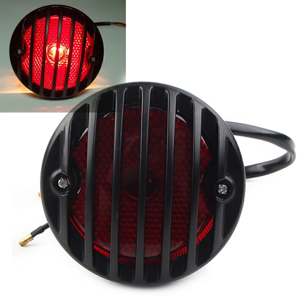 Universal Motorcycle Side Mount Tail Light for Harley Cafe Racer Bobber