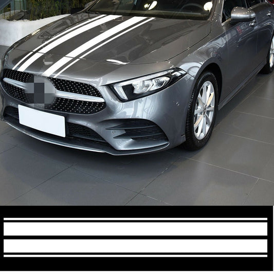 Racing Hood Stripes Decal Vinyl Stickers Accessories for Car SUV Truck Decor