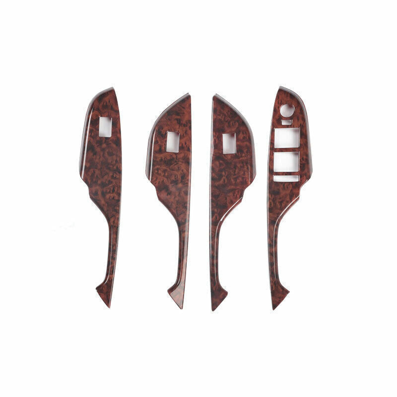 for Cadillac SRX 2010-15 Agate Wood Grain Window Lift Panel Switch Cover Trim 4P
