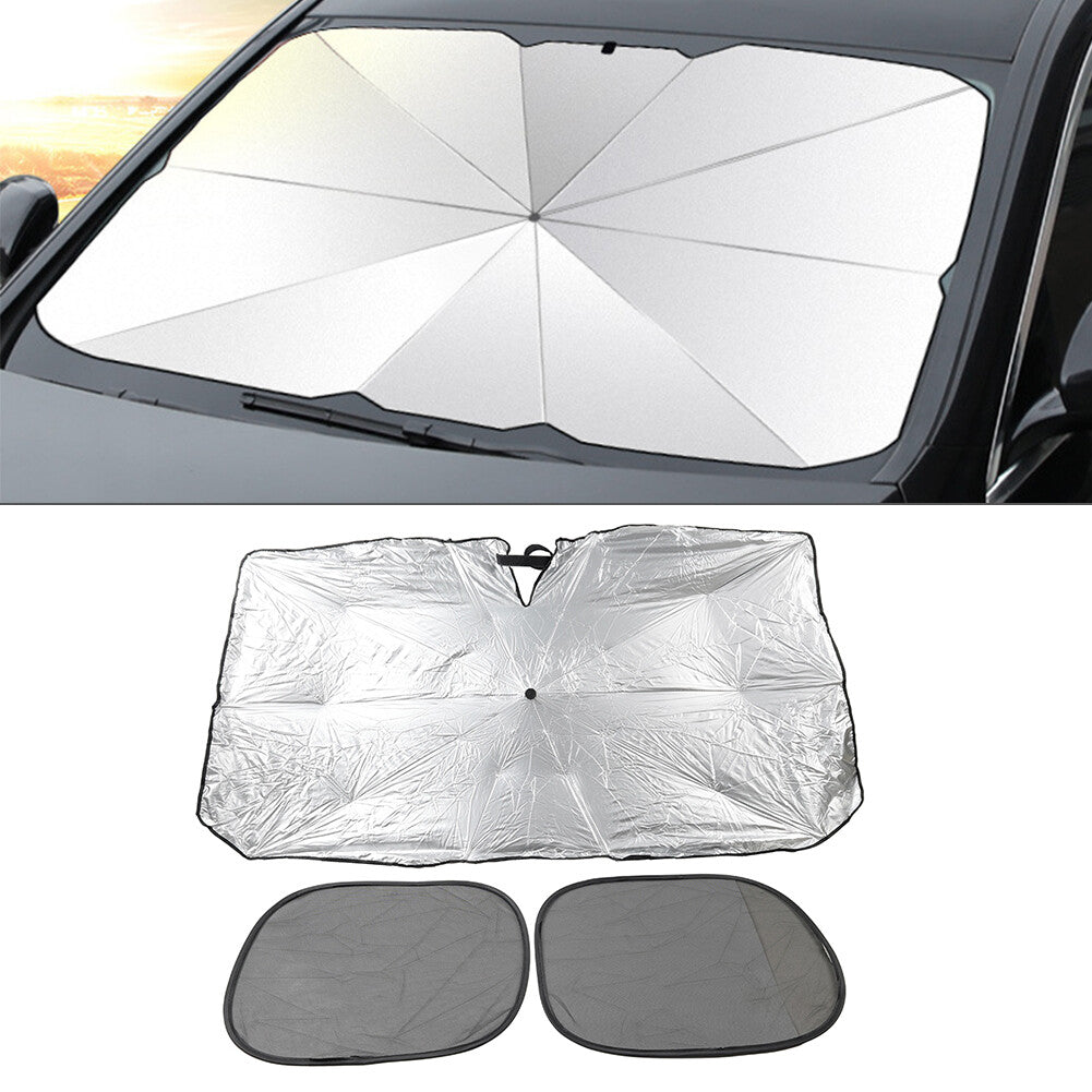 Car Windshield Sun Shade Foldable Umbrella Front Window Cover Visor Umbrella