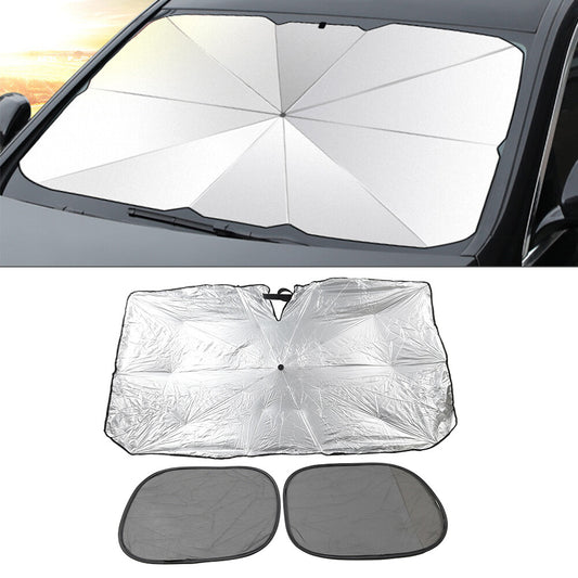 Car Windshield Sun Shade Foldable Umbrella Front Window Cover Visor Umbrella