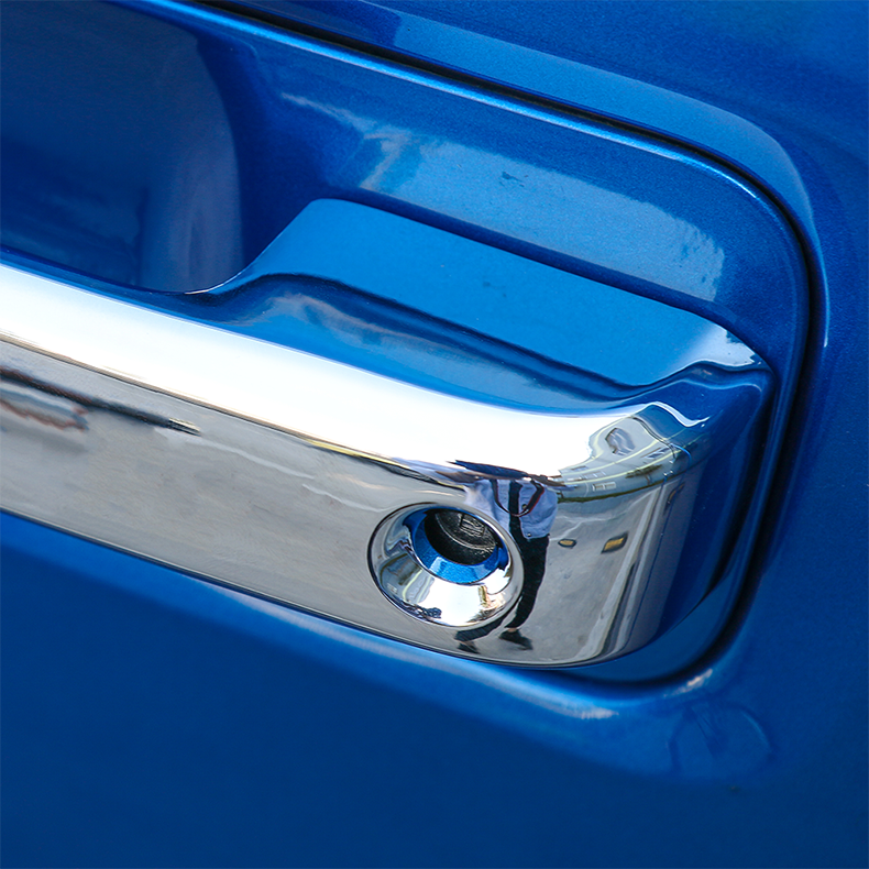for ford  F150 F-150 2015-2020 Chrome Silver Exterior Side Door Handle Decor Trim