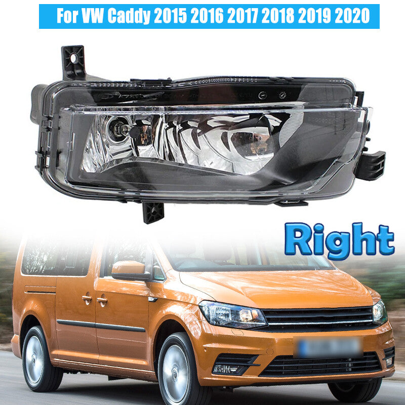 1 PCS Right Front Bumper Fog Lamp Fog Light With Bulb for VW Caddy 2015-2020