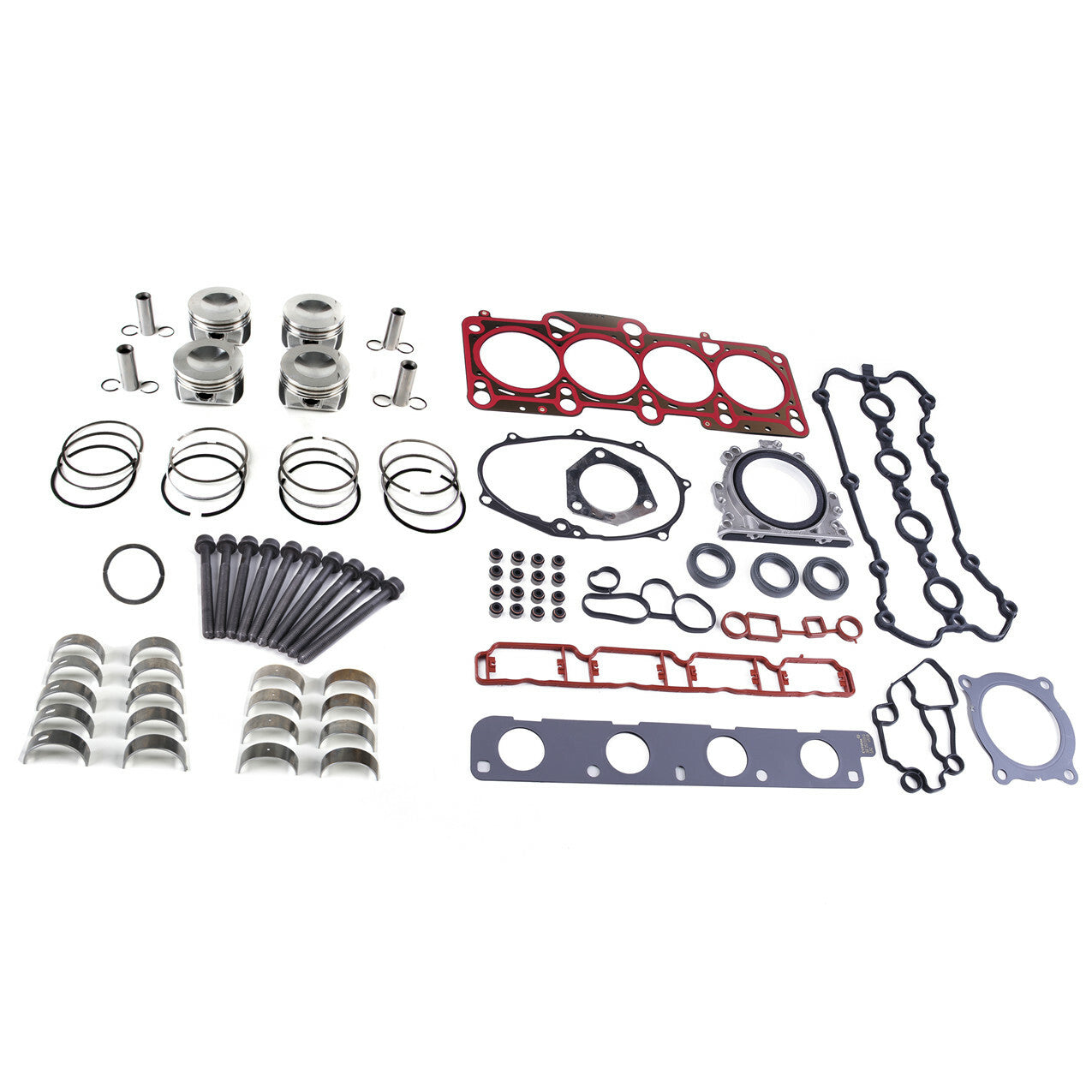 2.0T Engine Head Gaskets Pinstons Rebuilding Kit Fit for VW for Golf for Passat for AUDI for A4 Q